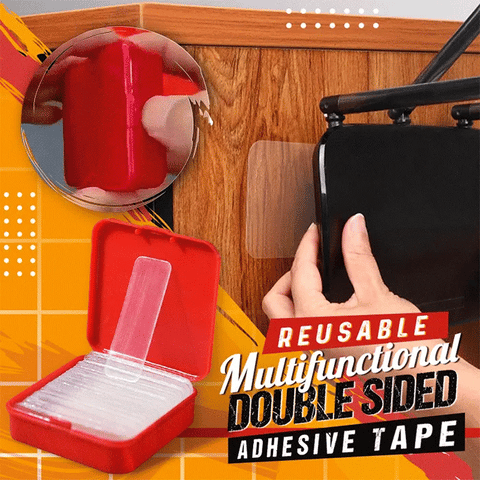 🔥(Hot Sale - 48% OFF) Reusable Multifunctional Double Sided Adhesive Tape(60 PCS)-Buy 3 Get 2 Free & Free Shipping