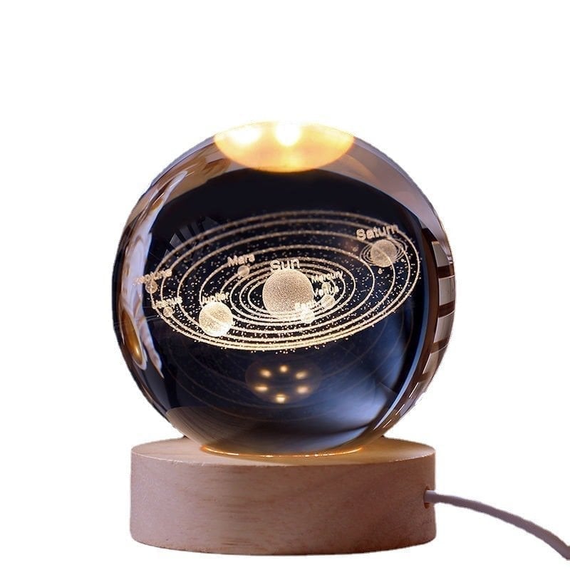 (🔥Hot Sale🔥 BUY 2 FREE SHIPPING) 3D Planet Crystal Ball🪐